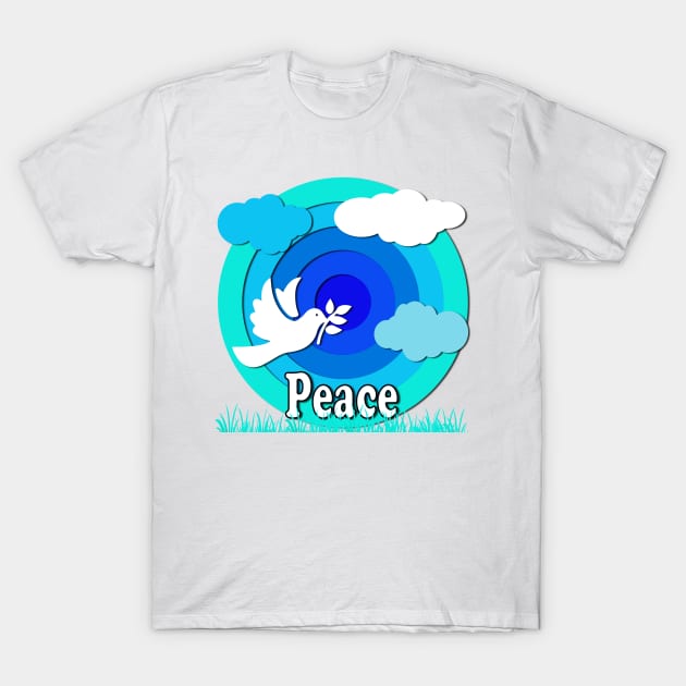 Peace T-Shirt by oscargml